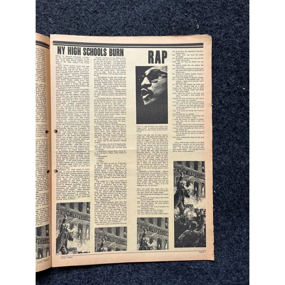 1969 Nixon De Gaulle Newspaper Vintage Ephemera Gifts, Vintage Zine, Good Times